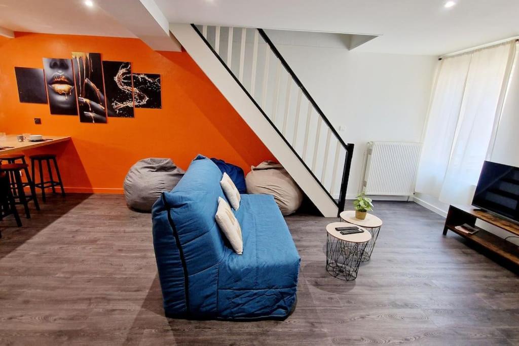 Maison, 4 A 6 Pers, Clim, Parking Prive, 2 Chambres أجان المظهر الخارجي الصورة